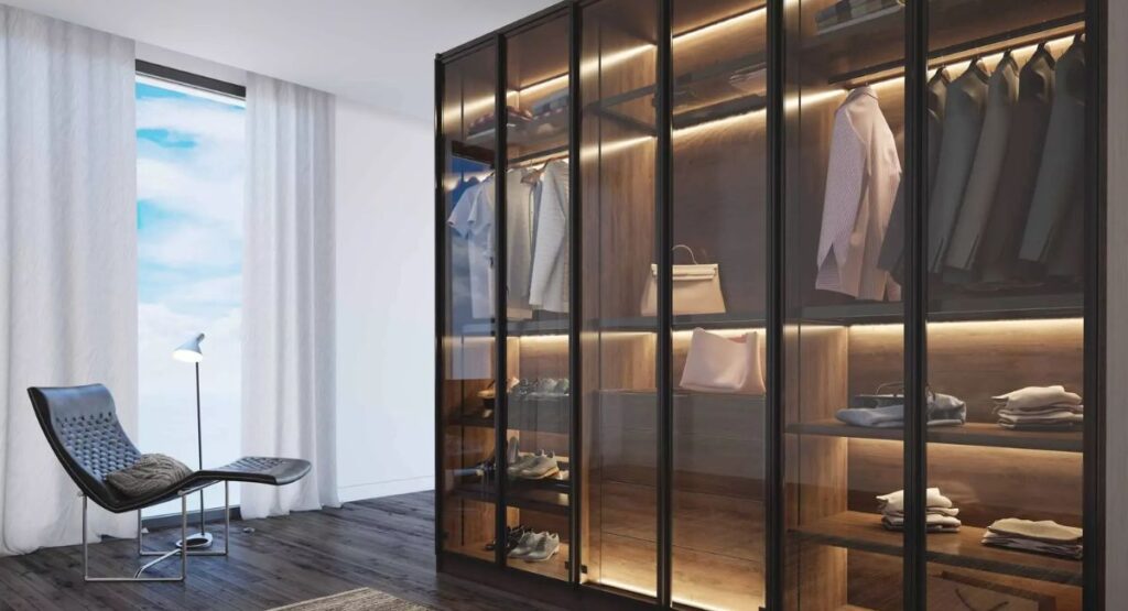 Closet Doors and Lighting
