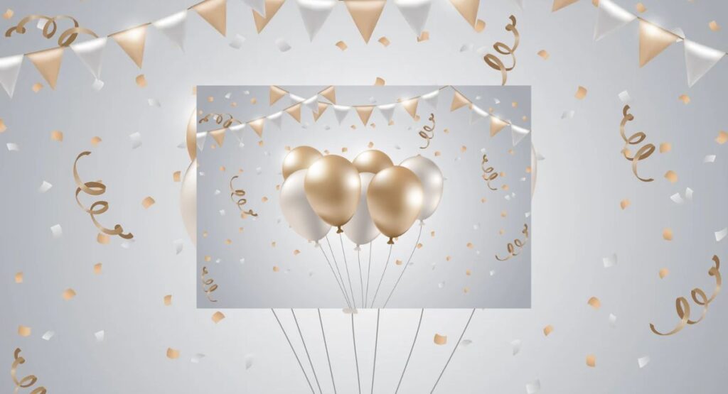 Floating Helium Balloons for a Whimsical Effect
