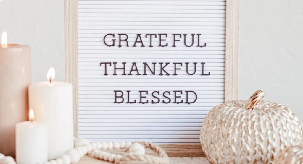 express gratitude for blessings